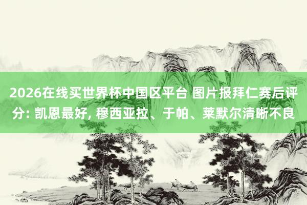 2026在线买世界杯中国区平台 图片报拜仁赛后评分: 凯恩最好, 穆西亚拉、于帕、莱默尔清晰不良