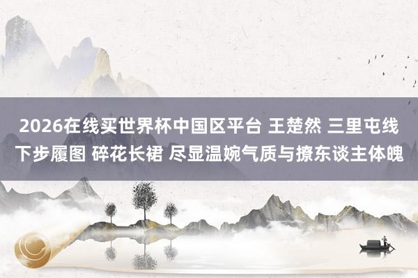 2026在线买世界杯中国区平台 王楚然 三里屯线下步履图 碎花长裙 尽显温婉气质与撩东谈主体魄